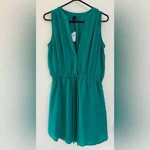 NWT Vintage GAP (2016) Green Sleeveless Dress